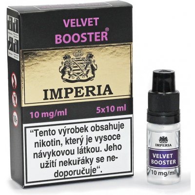 Velvet Booster IMPERIA PG20/VG80 - 10mg - 5x10ml – Zboží Dáma