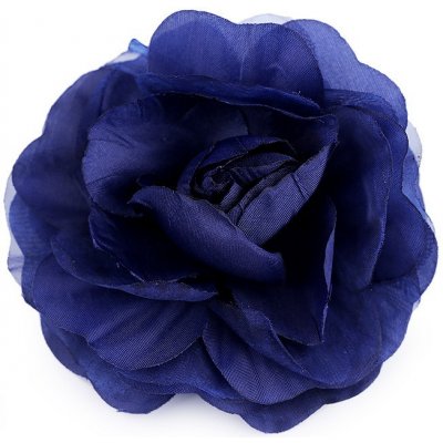 Prima-obchod Brož / ozdoba růže Ø10 cm, barva 5 modrá safírová – Hledejceny.cz