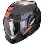 SCORPION helma výklopná (čelist dozadu) EXO-TECH CARBON ROVER BK-RED barva černá/červená velikost XL – Hledejceny.cz