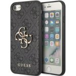 Pouzdro Guess iPhone 7 / 8 / SE 2020 / 2022 4G Big Metal Logo šedé – Hledejceny.cz