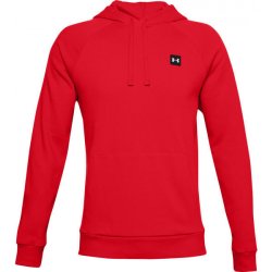 Under Armour UA RIVAL FLEECE HOODIE červená mikina