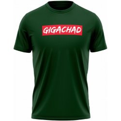 MemeMerch tričko Gigachad Supreme bottle green