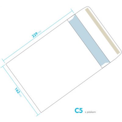 Dopisní obálka - C5 s páskem – Zboží Živě