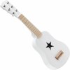 Dětská hudební hračka a nástroj Kids Concept dřevěná kytara bílá
