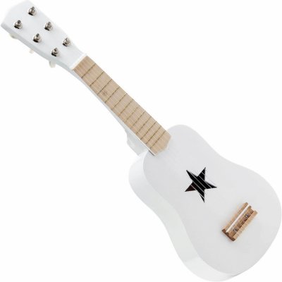 Kids Concept Dřevěná kytara bílá