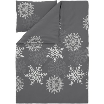 LIVARNO fleece povlečení tmavě šedá 140x200 70x90 – Zboží Dáma
