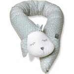 VINTER & BLOOM Kojící polštář a mantinel Nordic Leaf mild green – Zboží Dáma