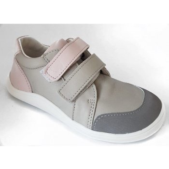 Baby Bare boty Shoes Febo Go Grey Pink