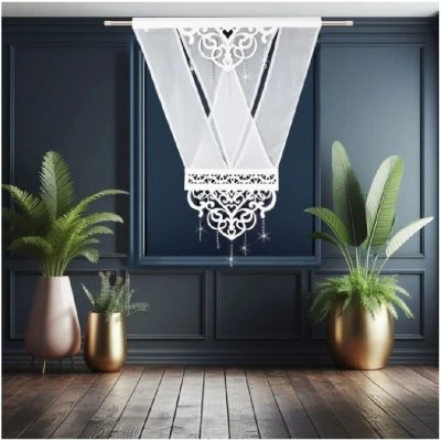 Fliying Dekorativní prolamovaný bílý panel 120x160 cm – Hledejceny.cz