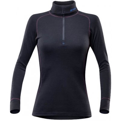 Devold duo active Woman Zip Neck Black – Zboží Dáma