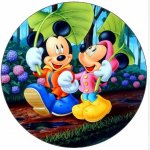Jedlý papír Mickey a Minnie 19,5 cm - Pictu Hap – Hledejceny.cz