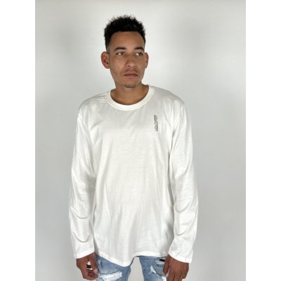 Natural Man pánské tričko s dlouhým rukávem barvy 04 bílé
