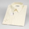 Pánská Košile AMJ pánská svatební košile dlouhý rukáv ozdobné prvky JDA016SVAT smetanová