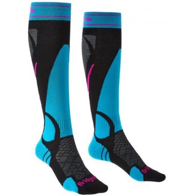 Bridgedale Podkolenky ski Lightweight Women's black/blue – Zboží Mobilmania