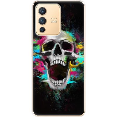 Pouzdro iSaprio - Skull in Colors - Vivo V23 5G