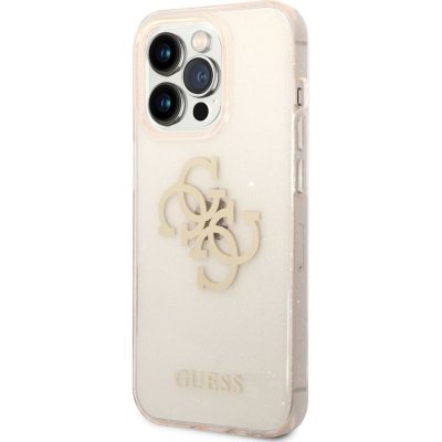 Guess TPU Big 4G Full Glitter Apple iPhone 14 Pro Max zlaté
