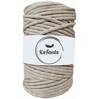 Bavlněná šňůra KaFanta 5 mm - lněná – Zboží Dáma