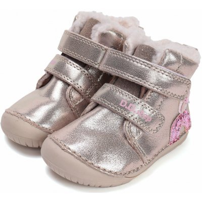 D.D.Step zimní barefoot obuv w070-52624b pink – Zboží Mobilmania
