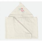 Baby Matex Froté osuška s kapucí MAXI Junior 140x70 krémová – Zboží Dáma