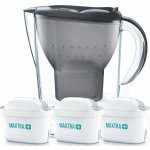 Brita Starter pack Marella černá + 3 vodní filtry Maxtra+ Pure Performance – Zboží Dáma