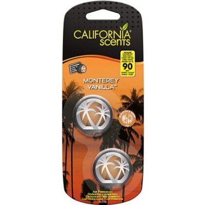 California Scents Mini Diffuser Monterey Vanilla 2 x 3 ml – Hledejceny.cz