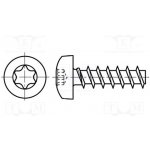 BOSSARD 3137728 Vrut; 3x10; Hlava: válcová; Torx®; TX10; nerezavějící ocel A2 – Hledejceny.cz