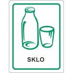 SKLO - Nádoba na tříděný odpad - Samolepka na popelnice – Sleviste.cz