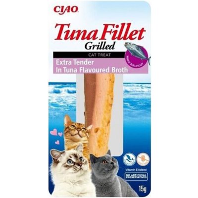 INABA Cat Grilled Tuna Fillet ve vývaru z tuňáka 15 g – Hledejceny.cz