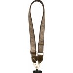 Guess Crossbody Popruh PU 4G Metal Logo Brown – Sleviste.cz