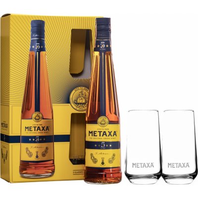 Metaxa 5* 38% 0,7 l (holá láhev) – Zboží Dáma