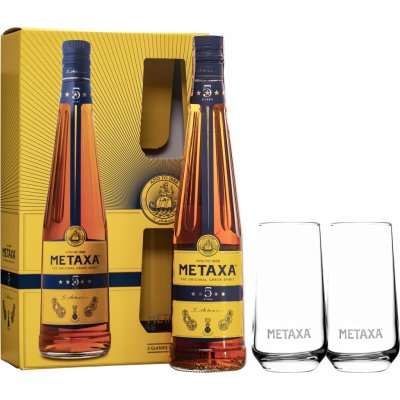 Metaxa 5* 38% 0,7 l (holá láhev) – Sleviste.cz