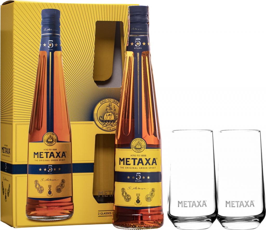 Metaxa 5* 38% 0,7 l (holá láhev)