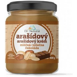 Dr.Natural Arašídový krém s mléčnou čokoládou 500 g