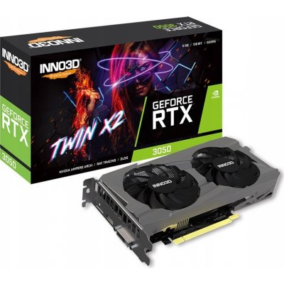 Inno3D GeForce RTX 3050 Twin X2 6GB GDDR6 N30502-06D6-1711VA60 – Hledejceny.cz