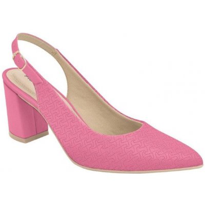 Piccadilly 745145-17 Dámské sandály na podpatku růžové – Zboží Dáma