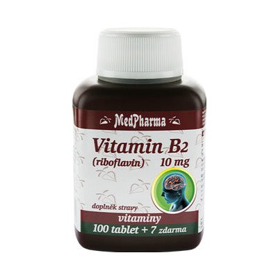 MedPharma Vitamin B2 (riboflavin) 10 mg 107 tablet