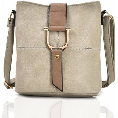 Kabelka Angela crossbody světle šedá