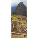 WEBLUX 45829618 Samolepka na lednici fólie Views around Machu Picchu Inca ruins Pohledy kolem Machu Picchu Inca zříceniny rozměry 80 x 200 cm