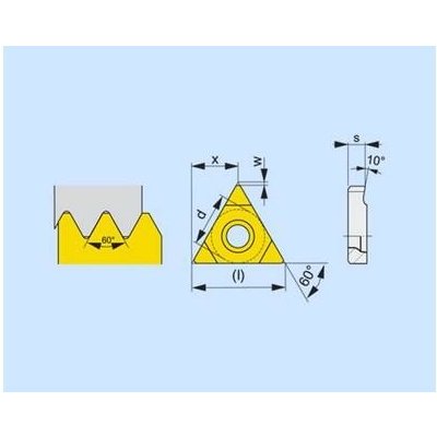 Soustružnické VBD závitové + zapichovací 80022552 / 6755660 TN 60°-S PP INT C3 -S- PRAMET - PM-TN-22NN550-800M-T8030 – Zboží Mobilmania