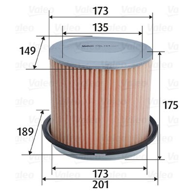 VALEO Vzduchový filtr 585764 – Hledejceny.cz