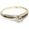 Prsteny Diante Zlatý prsten s briliantem CKWRG096393Y