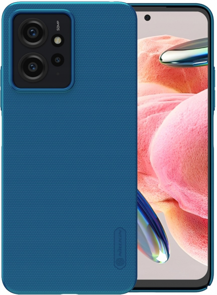 Pouzdro Nillkin Super Frosted Xiaomi Redmi Note 12 4G Peacock modré