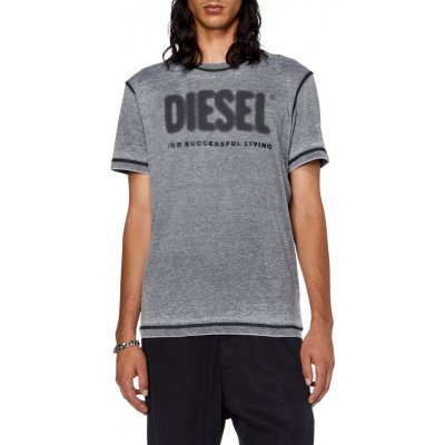Diesel tričko T-DIEGOR-L1 T-SHIRT černá – Zboží Mobilmania
