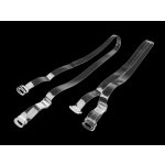 Ramínka silikonová šíře 10 mm s plastovým zapínáním - transparent – Zboží Dáma