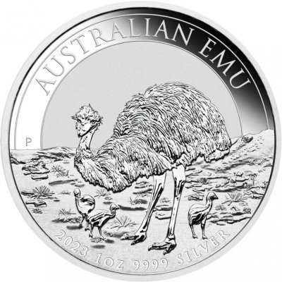 Perth Mint Stříbrná mince Emu 1 oz