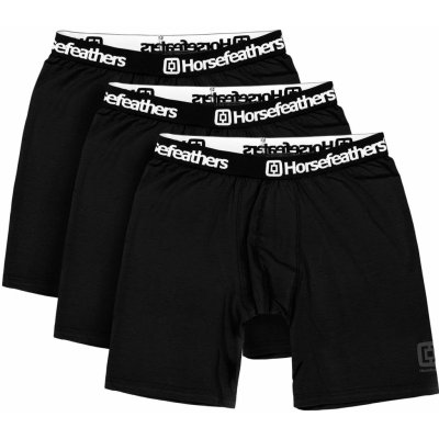 Horsefeathers dynasty long pánské boxerky black 3PK – Hledejceny.cz