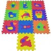 Cosing Pěnové puzzle zvířátka dopravní prostředky tvary a čísla 32 × 32 cm 10 ks