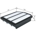 Vzduchový filtr BOSCH F 026 400 522 – Hledejceny.cz