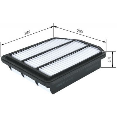 Vzduchový filtr BOSCH F 026 400 522 – Hledejceny.cz