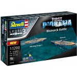 Revell Gift-Set lodě 05668 Bismarck Battle 1:1200 – Zboží Dáma
